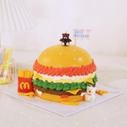 Hamburger Cake 